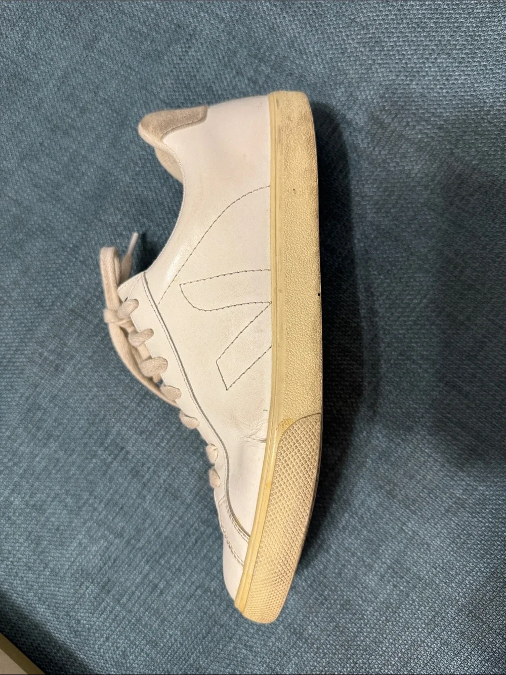 Veja Esplar Low Top Sneaker Women's Size 8 White *One Single Left Shoe*